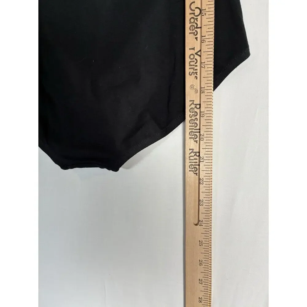 💰Capezio Dance Girls' High Neck Tank Leotard Black US XL Ballet Legline Dance